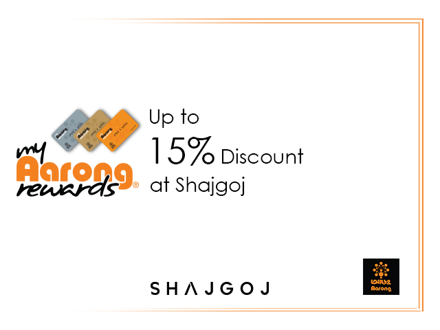 shajgol offer for My Aarong Rewards cardholders